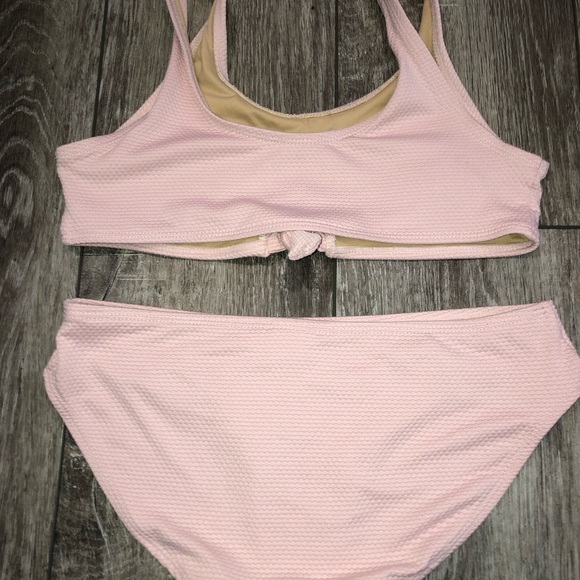 Old Navy 2-piece Tie Front Swim Suit- Girls’ Size XL - Picture 4 of 8